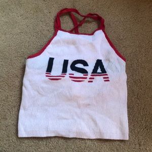 Hollister USA crop top